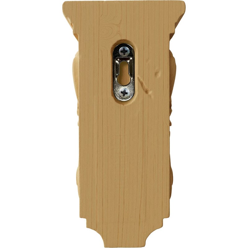 Ekena Millwork 3 1/2""W x 4""D x 7""H Small Acanthus Wood Corbel, Alder - Image 4